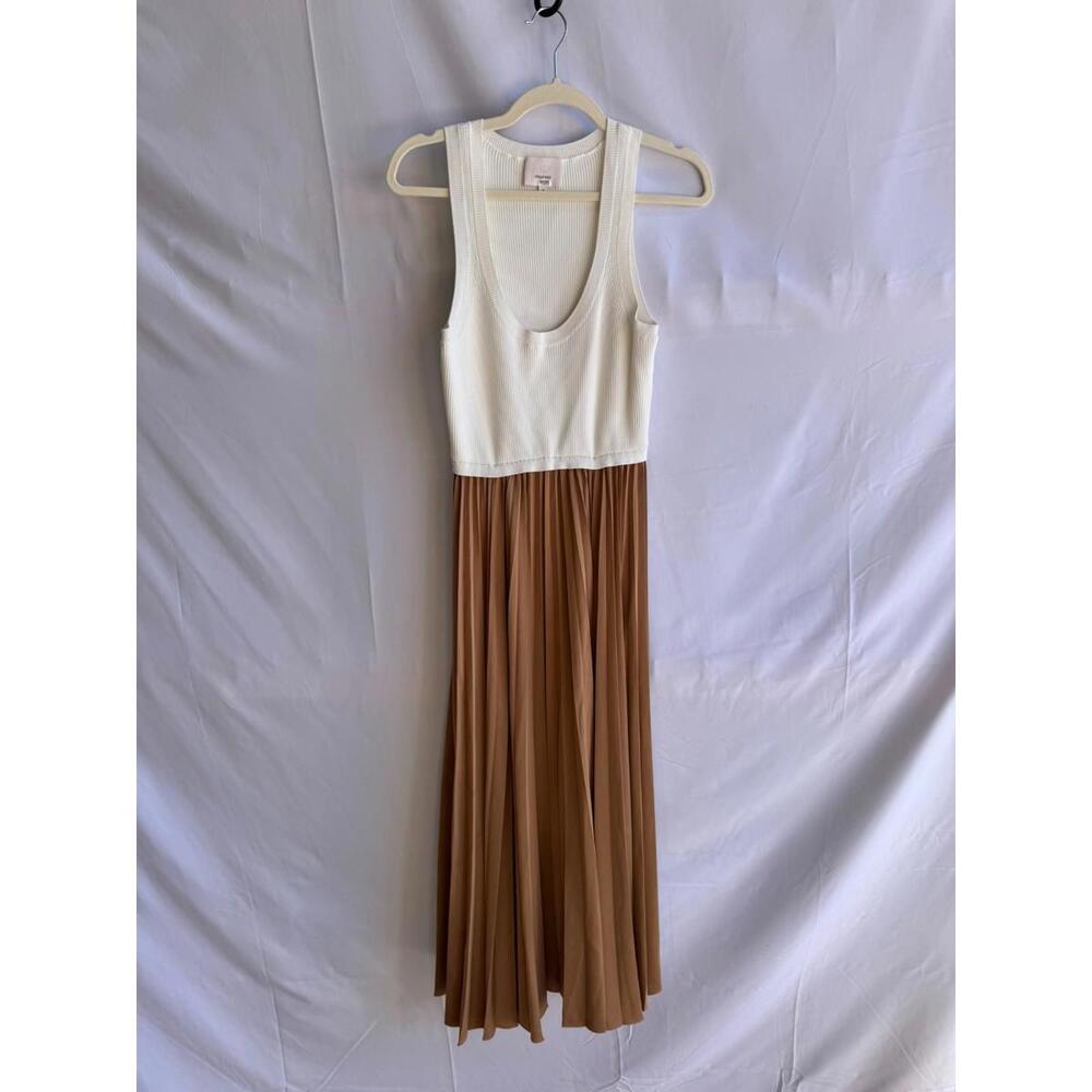 Cinq à Sept Off-White Parma Dress Size M with discoloration - Picture 4 of 8